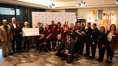 Sky River Team Members Lead the Effort to Donate $3,000 and 900 Pounds of Food to the Elk Grove Food Bank