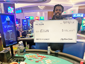 Sky River Announces Lucky Ultimate Texas Hold'em Winner