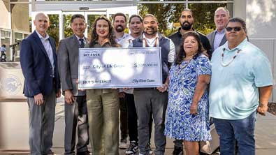 Sky River Casino & Wilton Rancheria present city of Elk Grove with $1M Check
